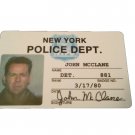 Die Hard John McClane (Bruce Willis) NYPD Replica Credentials Card Prop