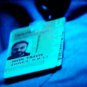 'Sleepless' John Travis 'Engineering Dept' plast I.D. tag Screen Used prop W/COA