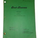 Goldie Starger (McLaughlin) Personal On-Set USED "Good Heavens" Script W/LOA