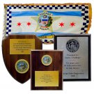 'Shining Girls' Police Station Screen Used Flag & Recognition Set Ep 101 W/COA