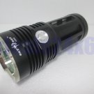 SKYRAY KING 6500Lm 4x CREE XM-L T6 LED Camping Flashlight Torch Light 4x 18650 Black
