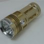 SKY RAY 7x XM-L2 CREE LEDS FLASHLIGHT WITH 4 MODES GOLDEN