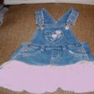 18 MTHS- FADED GLORY - INFANT GIRL OVERALL DRESS
