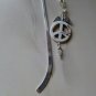 Bookmark Peace Sign White