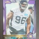2015 Topps Chrome Purple Refractors #112 Michael Bennett