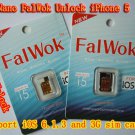 Original Nano FalWok GPP Gevey For iPhone 5(All carrier)GSM WCDMA Work IOS 6.0 TO 6.1.4 sim card