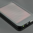 Black Solor Charger Portable 2600mah solar usb battery charger for most phones ,MP3/MP4,MP5 IPAD