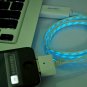 Visible Charger Cable USB data Smart Charge for iphone4/4S new ipad Flowing Current Cable