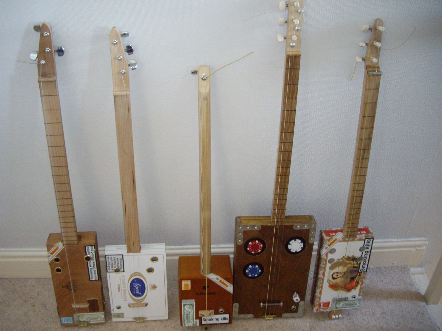 BUILD YOUR OWN 3 String Cigar Box Guitar Kit