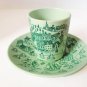 Vintage NYMOLLE Paul Hoyrup Denmark Danish Art Pottery Demitasse Cup & Saucer 4006-43a