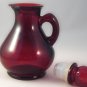 Avon Strawberry Bath Foam Ruby Red glass cruet-4a