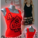 Ace of Spades 'Take a Gamble' Tank Top Red