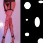 Large Fishnet  W garter and toe