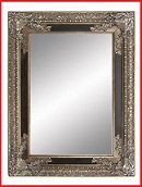 Guelded silver and Amber Mirror