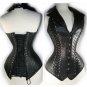 Bondage Corset ex strong lace back faux leather