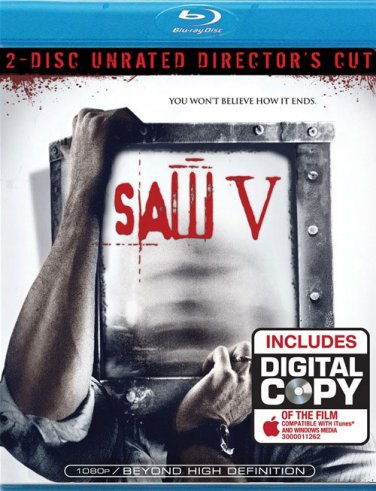 Saw V Bluray Like New Condition Complete!