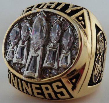 1994 SAN FRANCISCO 49ers WORLD CHAMPIONSHIP RING