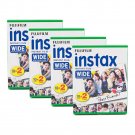 4 Packs 80 Instant Photos Fuji FujiFilm Instax Wide Film Polaroid Camera 200 210 X296