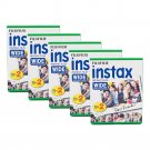 5 Packs 100 Instant Photos Fuji FujiFilm Instax Wide Film Polaroid Camera 200 210 X296