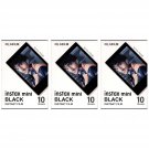 3 Packs 30 Photos Black Frame FujiFilm Fuji Instax Mini Film Polaroid 7S SP-1 X395
