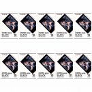 10 Packs 100 Photos Black Frame FujiFilm Fuji Instax Mini Film Polaroid 7S SP-1 X395