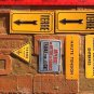 Vintage Antique French Metal Signs Industrial Garage Art Decor