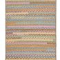 2' x 6' Traditional Reversible Braided Rug Dusty Shale Color