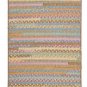 2' x 6' Traditional Reversible Braided Rug Dusty Shale Color