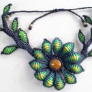 Flower of Tiger Eye for Cuffs