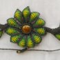 Flower of Tiger Eye for Cuffs
