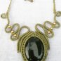 Black Onyx in Olive Green