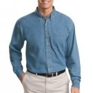 Tall Long Sleeve Denim Shirt
