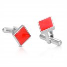 Poker Titanium Steel Silver Plated Diamonds Mens Cufflinks +GIFT (POKERCUFFLINKS)