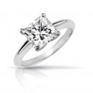 0.30 ct Princess Diamond Solitaire 14k White Gold Engagement Ring + EXTRAS (TSP030W)