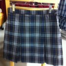 FRENCH TOAST blue black yellow uniform skirt girl's size 10 1/2 12 1/2 plus 16