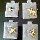 NEW gold tone dog pendant SCOTTIE, KERRY BLUE TERRIER, GORDON SETTER, or POINTER