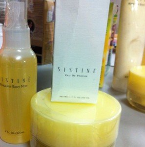 Lot Sistine Eau De Parfum, Fragrant Body Mist, And Perfumed Body Butter
