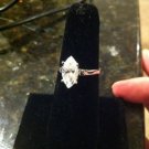 QVC MARQUISE Solitaire sterling silver 925 engagement Ring UTC