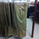 Authentic Galaxy By Harvic Khaki Uniform Pants Slacks NWT Double Knee