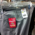 Girls Dickies 17 Wide Band Stretch Fabric Junior Sized Gray Pants Slacks NWT