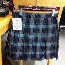 2 FRENCH TOAST blue black yellow uniform skirt girl's size 10 1/2 12 1/2 plus 16