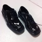 NEW After Six Black Patent Leather Tuxedo Formal Dress Shoes Size 7.5 7 1/2 M