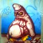 Customs T-shirt Using Airbrush Painting Black / White T-Shirt