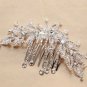 Art Deco Style Bridal Wedding Bride Rhinestone Crystal Silver Hair Comb