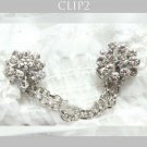 Rhinestone Crystal Bridal Wedding Dress Wedding Hair Brooch Sweater Guard Clip