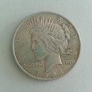 1924 PEACE DOLLAR 90% SILVER  CIRCULATED COIN