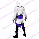 Assassin's Creed III Connor purple And White Jacket Cosplay Costume