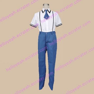 Baka and Test Fumizuki Academy Summer Boys' School Unifrom Cosplay Costume