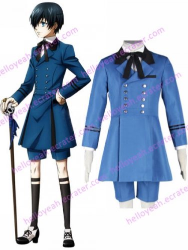 Black Butler Ciel Phantomhive Anime Cosplay Costume