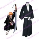 Bleach Ichigo Kurosaki Soul Reaper Uniform Halloween Cosplay
